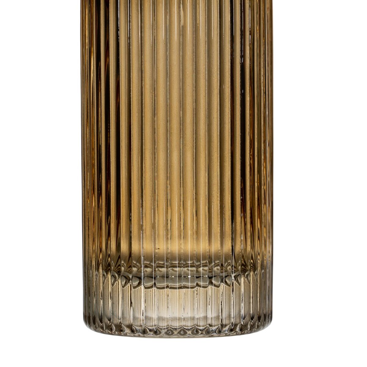 Vase Marron Verre 18 x 18 x 25,5 cm